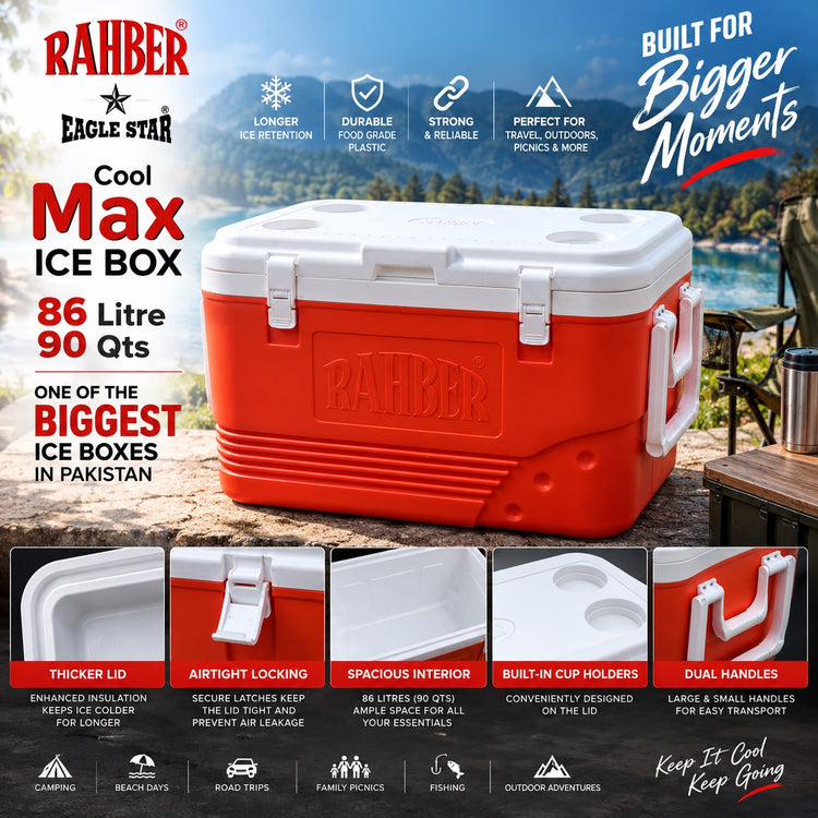 Max Icebox 86 liters/90 Quarts